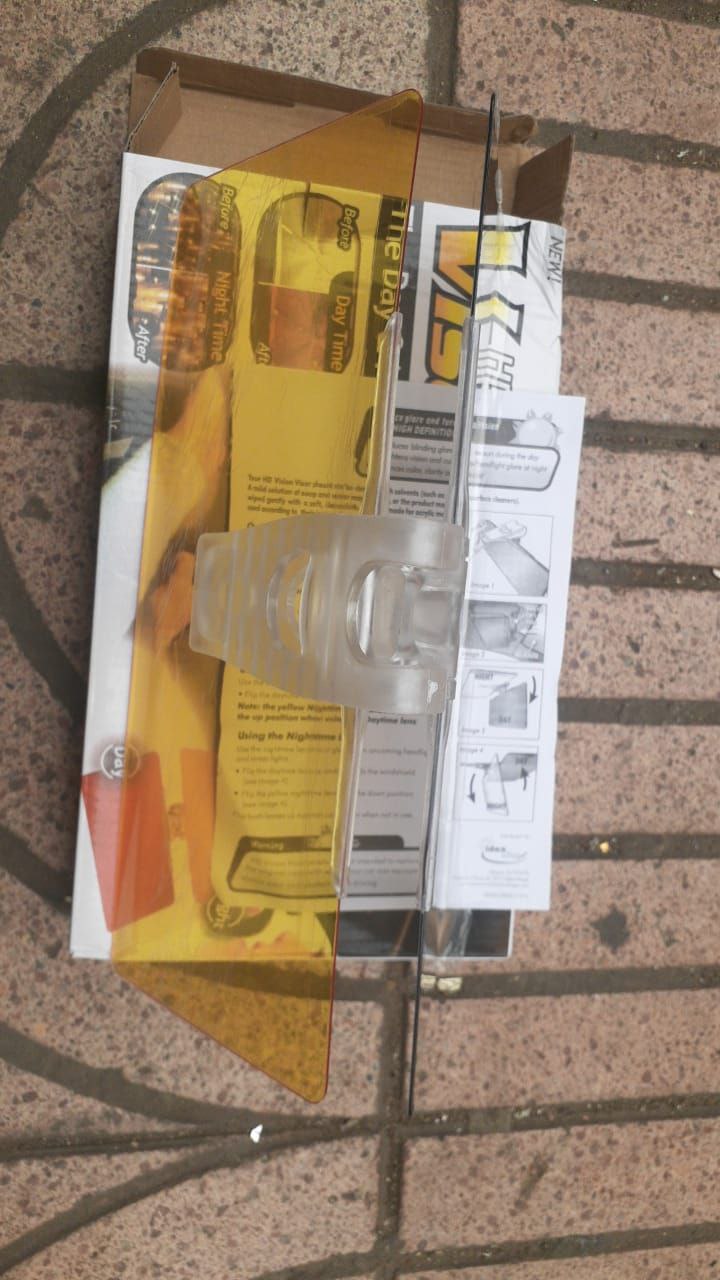 HD Vision Visor Pare-soleil de voiture universel HD anti-UV jour et nuit واقي شمس للسيارة عالي الدقة عالمي مضاد للأشعة فوق البنفسجية للنهار والليل