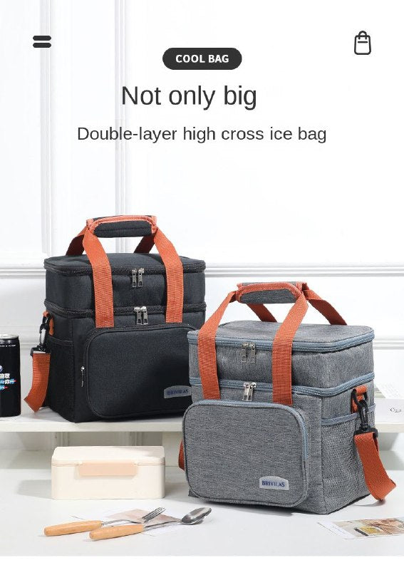 Sacs à déjeuner isothermes à double couche de la marque Brivilas