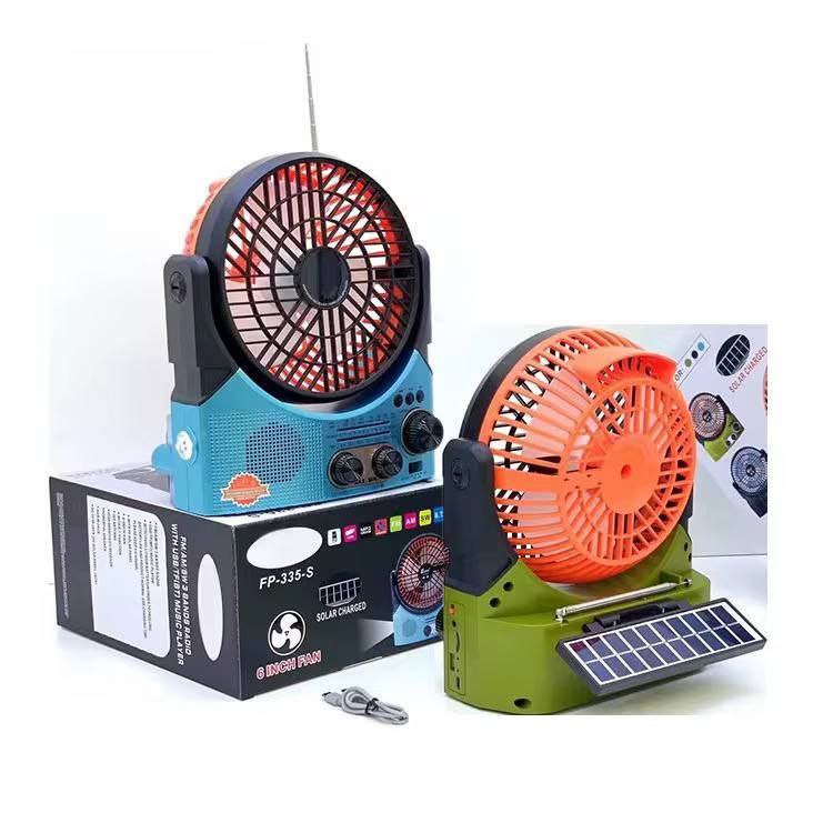 FP-335-S Ventilateur de camping solaire 12000mAh