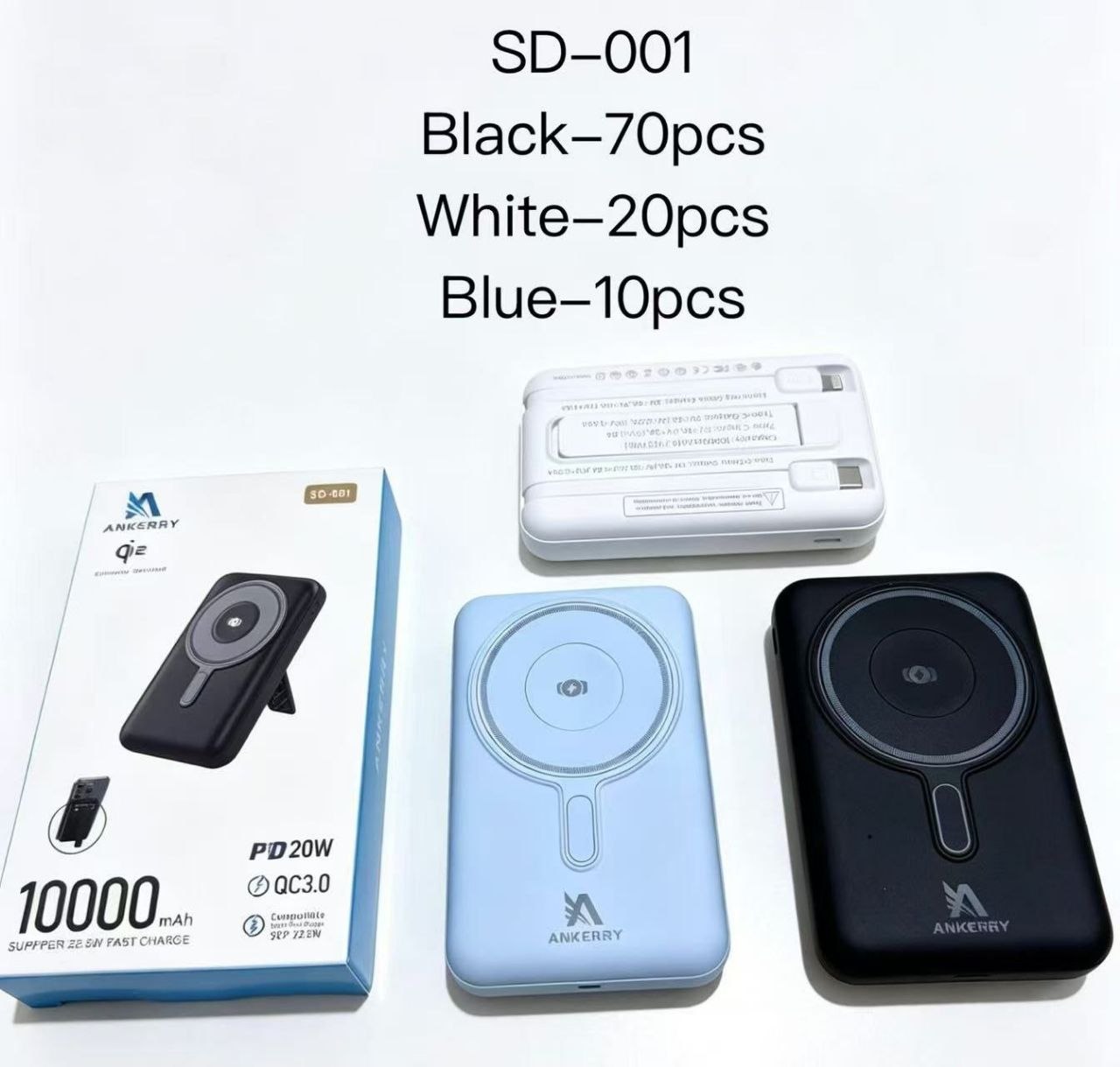 Power bank 10000MAH PD 20W SD-001