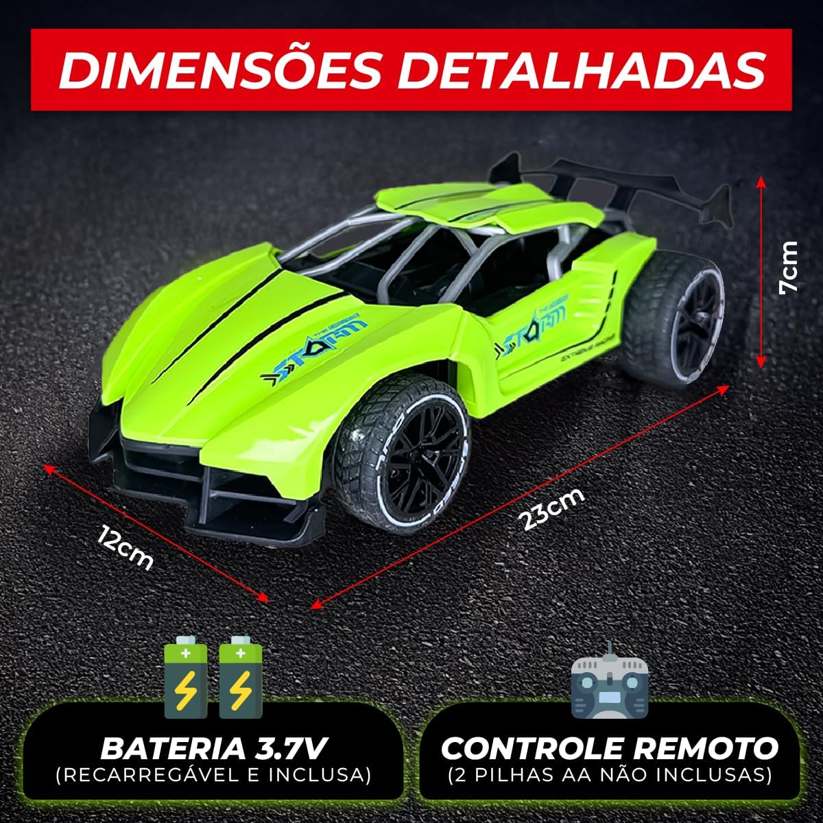 Voiture Télécommandée Enfant Amusement Rechargable سيارة لعبة بتحكم عن بعد قابلة لإعادة الشحن