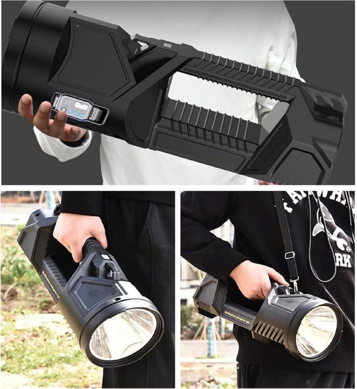 مصباح يدوي يعمل بالطاقة الشمسية قابل لإعادة الشحن Lampe de poche solaire rechargeable