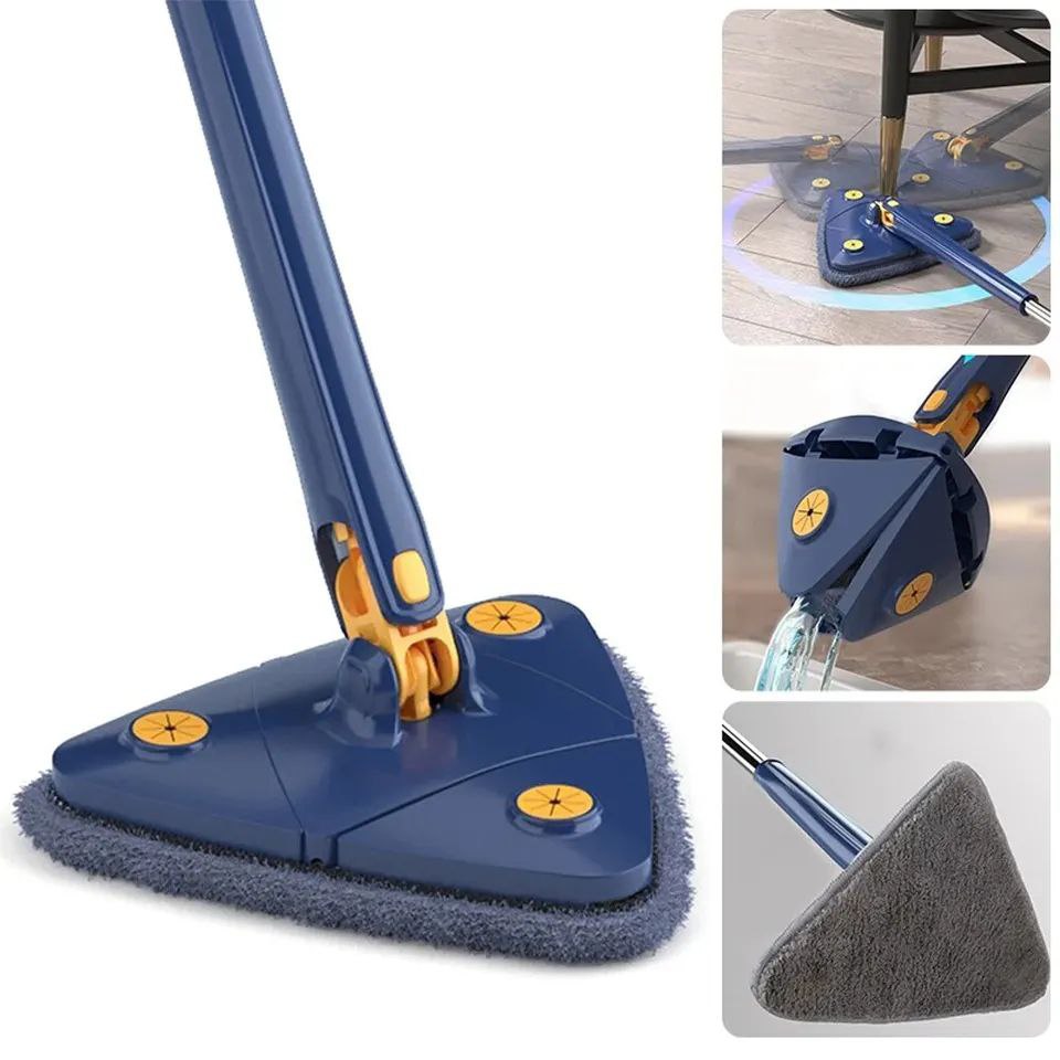 ممسحة تنظيف قابلة للتعديل بزاوية 360 درجة Rotatable adjustable Cleaning Mop
