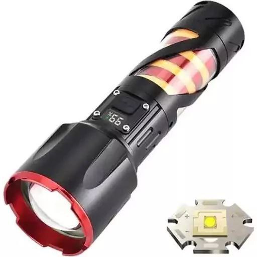 Mini lampe de poche LED Rechargeable par USB, forte puissance, مصباح يدوي LED صغير قابل لإعادة الشحن عبر USB