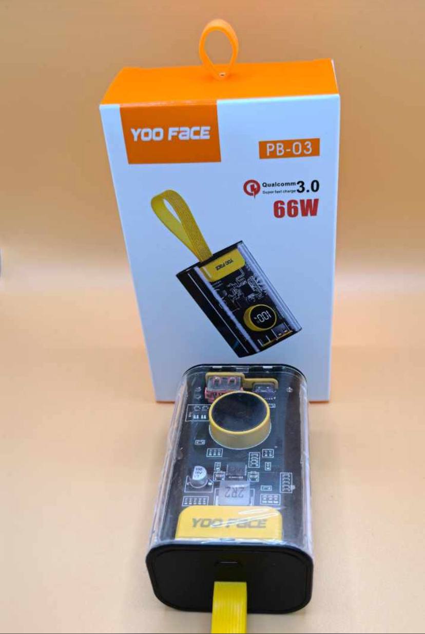 YOO FACE Power bank portable 66W PB-03