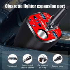 Convertisseur de Voiture 12V/24V à 220V avec Chargeur Téléphone et 3Ports USB