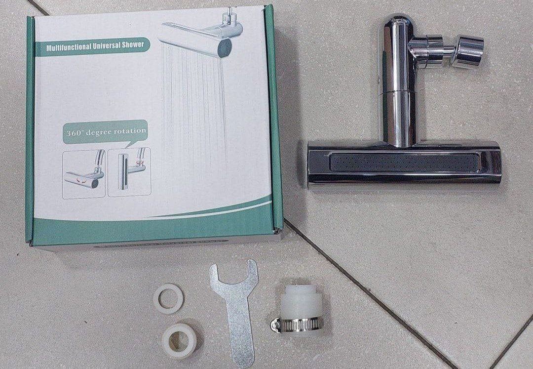 Multifunctional universal shower صنبور حوض المطبخ الحمام، يدور 360 درجة