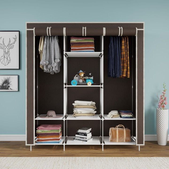 Armoire démontable en tissu Storage Wardrobe 88130