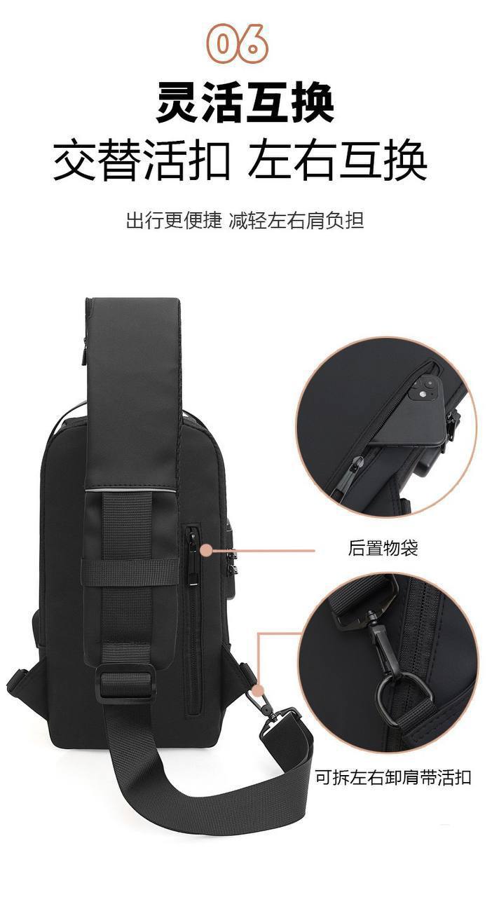 Sac à dos à verrouillage par mot de passe pour homme