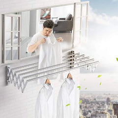 WALL MOUNTED CLOTHES DRYING مجفف الملابس المثبت على الحائط