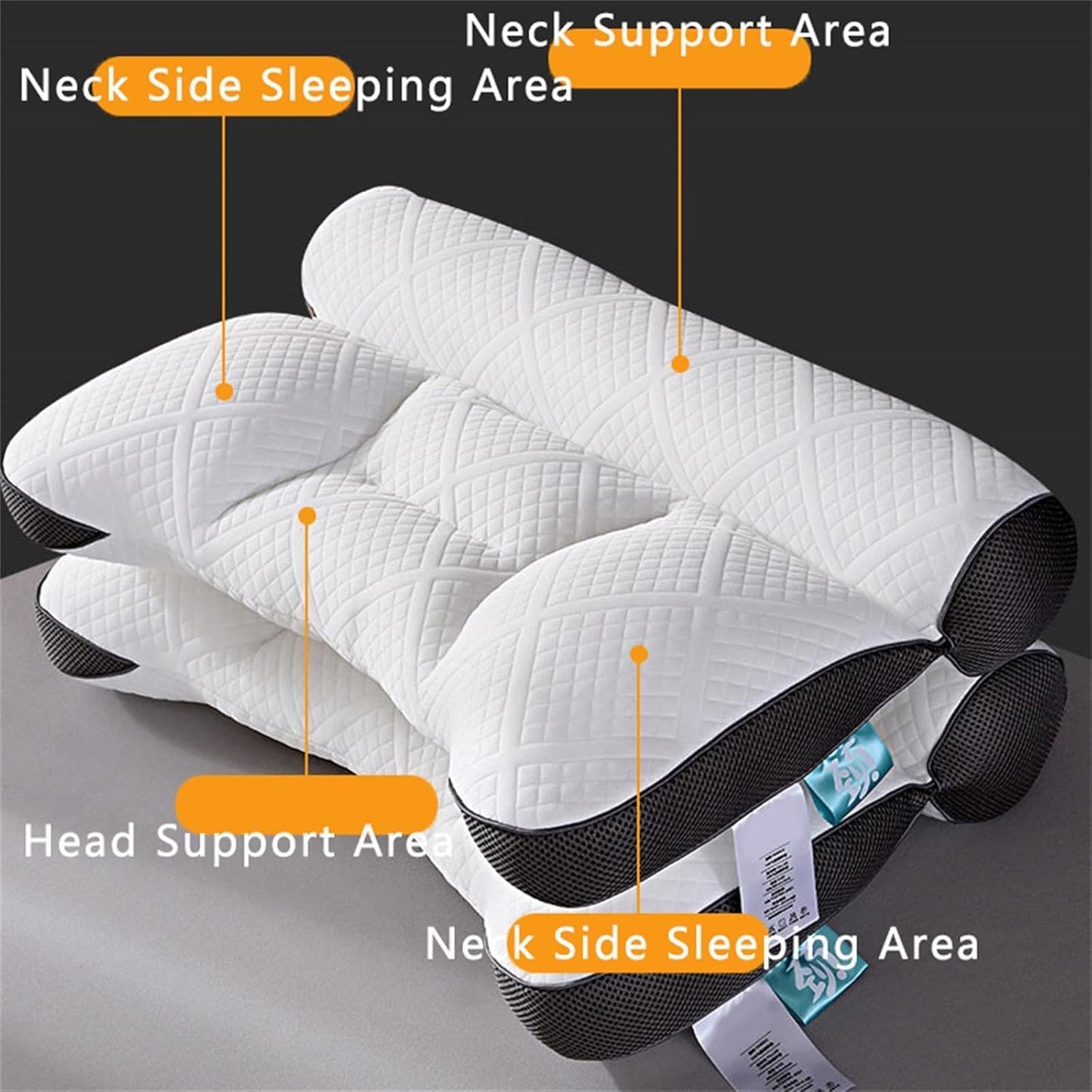 Oreiller orthopédique en duvet d'oie
