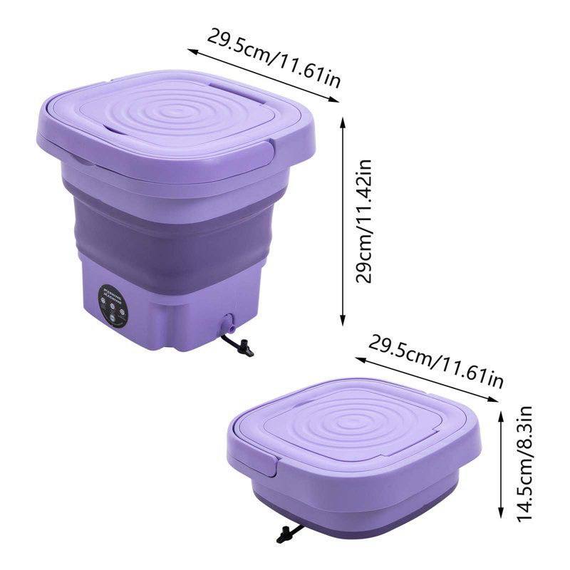 Mini Machine à laver 9L Multi fonctions Folding Washing Machine غسالة محمولة قابلة للطي، غسالة سفر صغيرة
