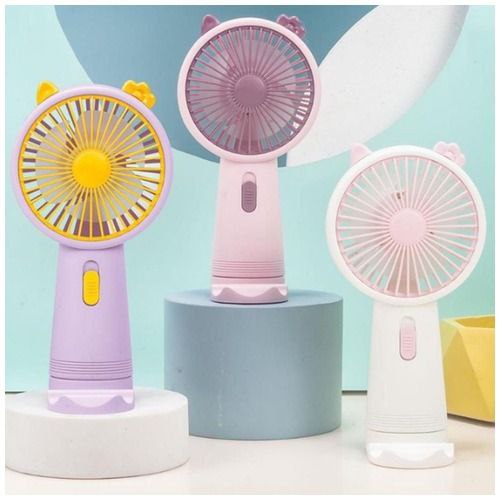 مروحة يدوية صغيرة بأذنين قابلة لإعادة الشحن Mini ventilateur portatif rechargeable