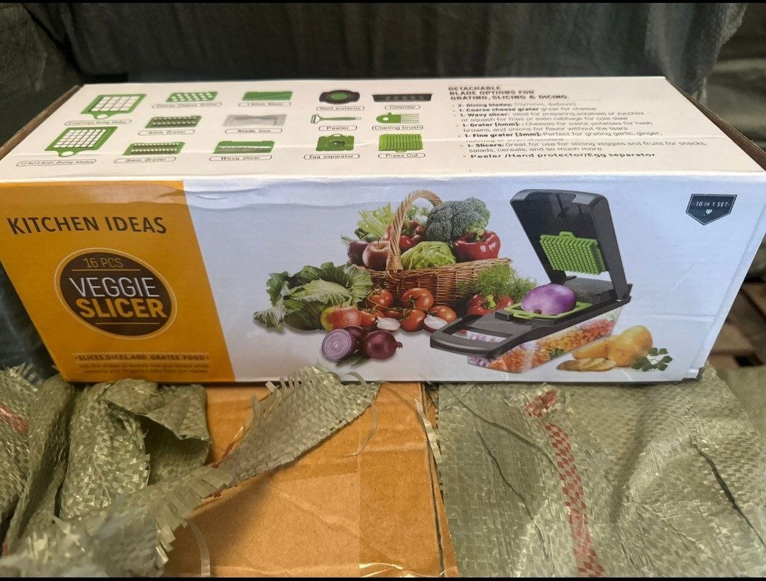 قطاعة خضراوات متعددة الوظائف 13 في 1 Coupe Legumes Multifonctions 13 en 1, Professionnelle Mandoline