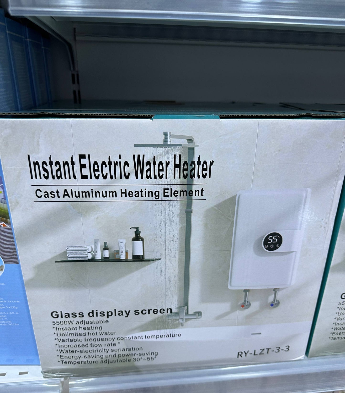 RY-LZT-3-3 Chauffe-eau instantané électrique Instant Flectric Water Heater سخان مياه كهربائي بدون خزان