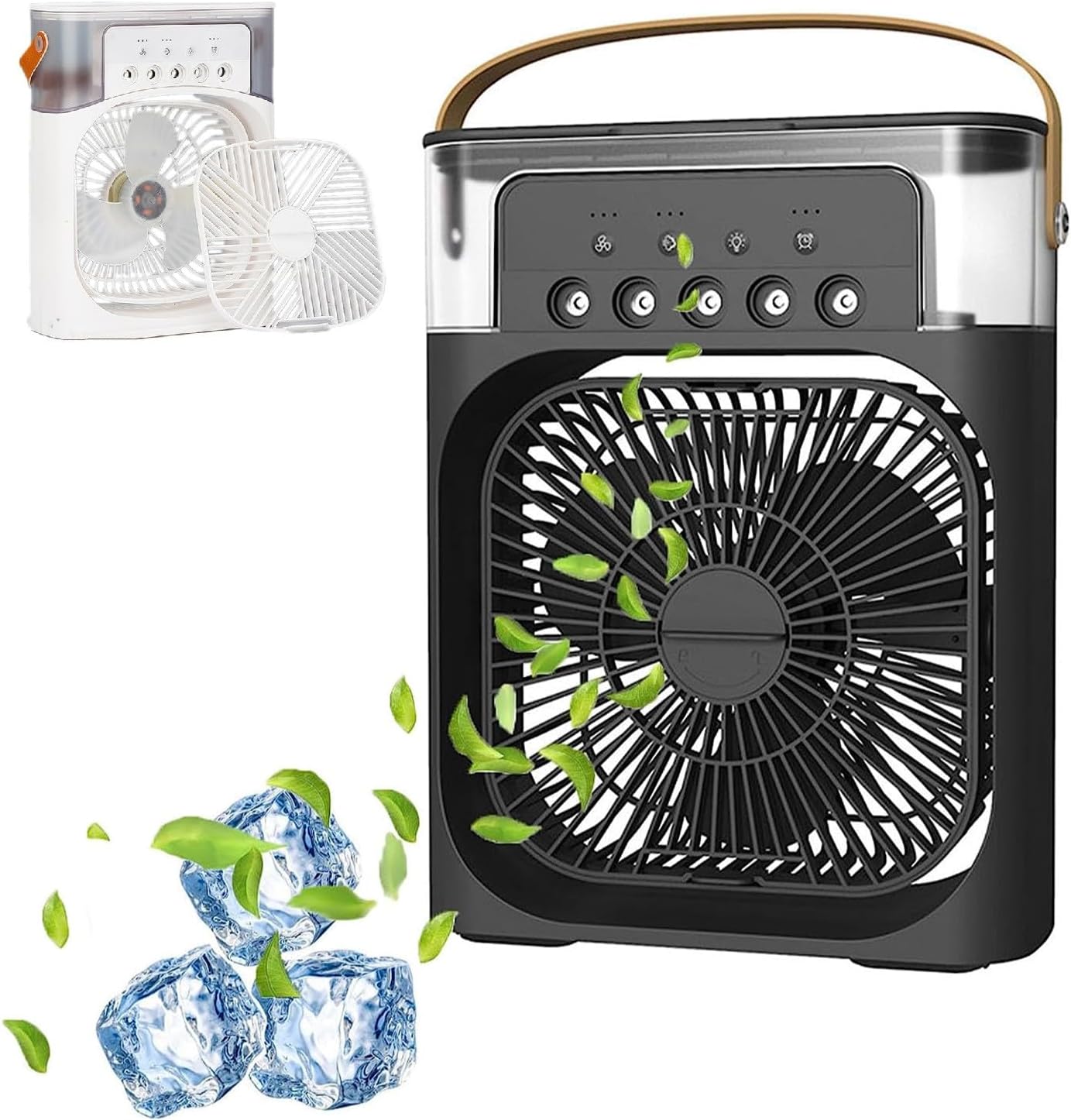 مروحة تبريد صغيرة، مروحة تكييف هواء محمولة بثلاث سرعات ventilateur de climatiseur portable