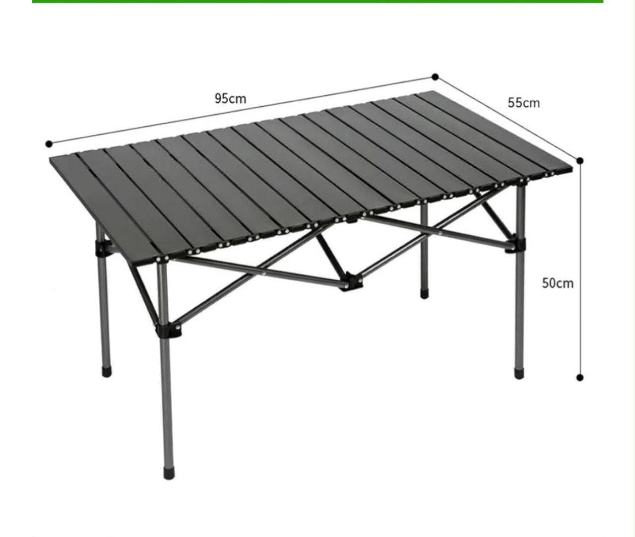 طاولة تخييم قابلة للطي محمولة للنزهات Table de camping pliable portable pour pique-nique,jardin,randonnée,voyage,95x55x50cm