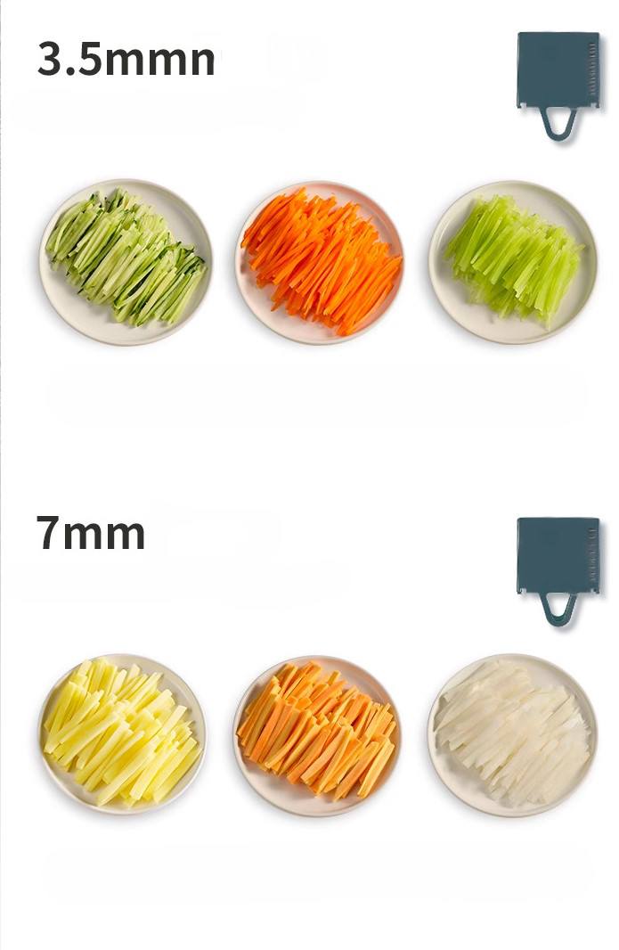 قطاعة ماندولين متعددة الوظائف للمطبخ بشفرات قابلة للتبديل Mandoline de Cuisine Multifonction avec Lames Interchangeables