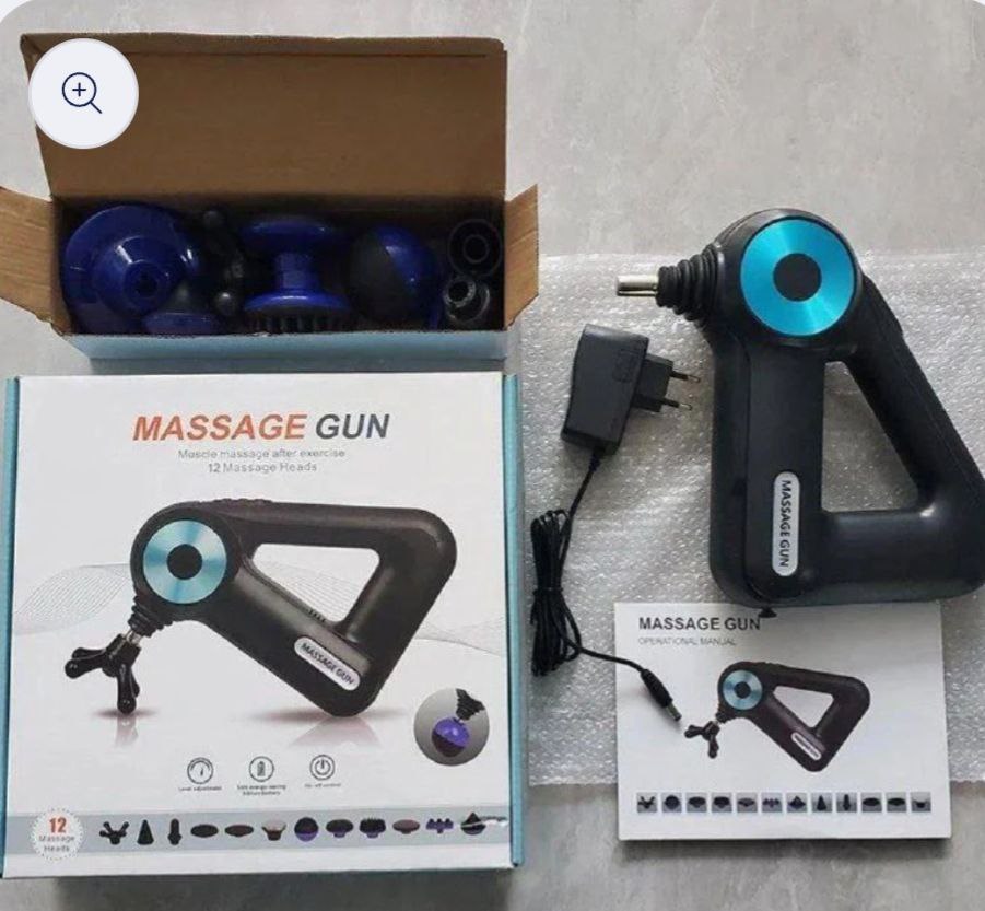 Massage musculaire et soulagement de la douleur Professional fascial gun مسدس تدليك احترافي لتدليك العضلات
