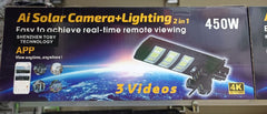 Air Solar Camera Lighting 450W 3Videos