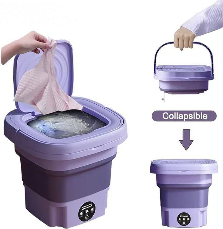 Mini Machine à laver 9L Multi fonctions Folding Washing Machine غسالة محمولة قابلة للطي، غسالة سفر صغيرة