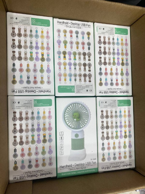 Mini fan ventilateur handheld desktop fan