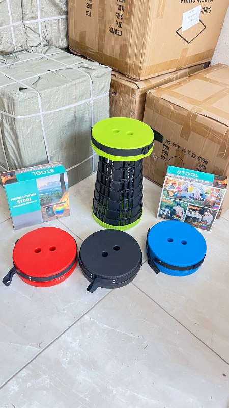 Stool folding extension Tabouret télescopique pliable كرسي تلسكوبي قابل للطي