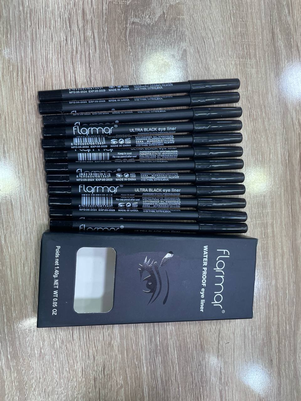 مجموعة اقلام كحل فلورمار 12 لون FLORMAR