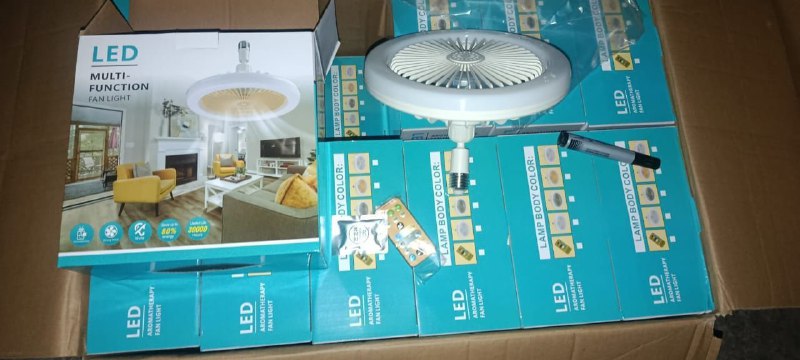LED Multifunction Fan Light مصباح مروحة LED متعدد