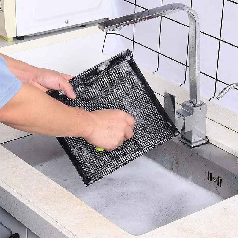 Sac Barbecue en Maille Anti-Adhésif حقيبة شواء شبكية غير لاصقة -مقاومة للحرارة، قابلة لإعادة الاستخدام وسهلة التنظيف