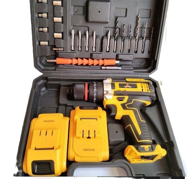 Perceuse Visseuse électrique sans fil 48V 2Batteries مثقاب كهربائي لاسلكي 48 فولت، بطاريتان