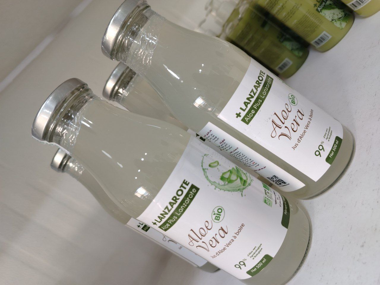 Jus pur à boire d'aloe vera 500ml. Aloe Vera