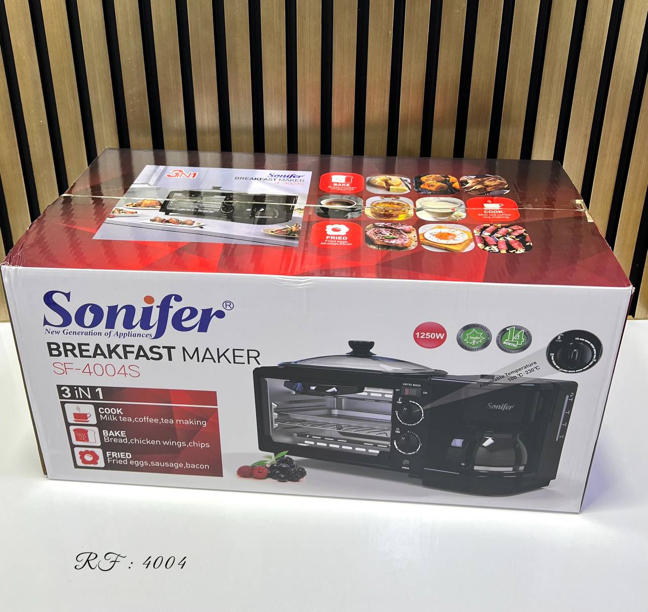 SONIFER Breakfast maker SF-4004S صانعة الإفطار Machine à petit-déjeuner