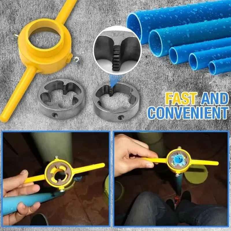 Outil de Fabrication de Filetage en PVC,kit d'outils de plomberie