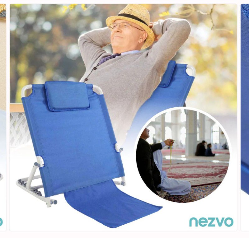 Dossier de lit réglable et pliable, conçu pour permettre aux personnes de s'asseoir confortablement au lit