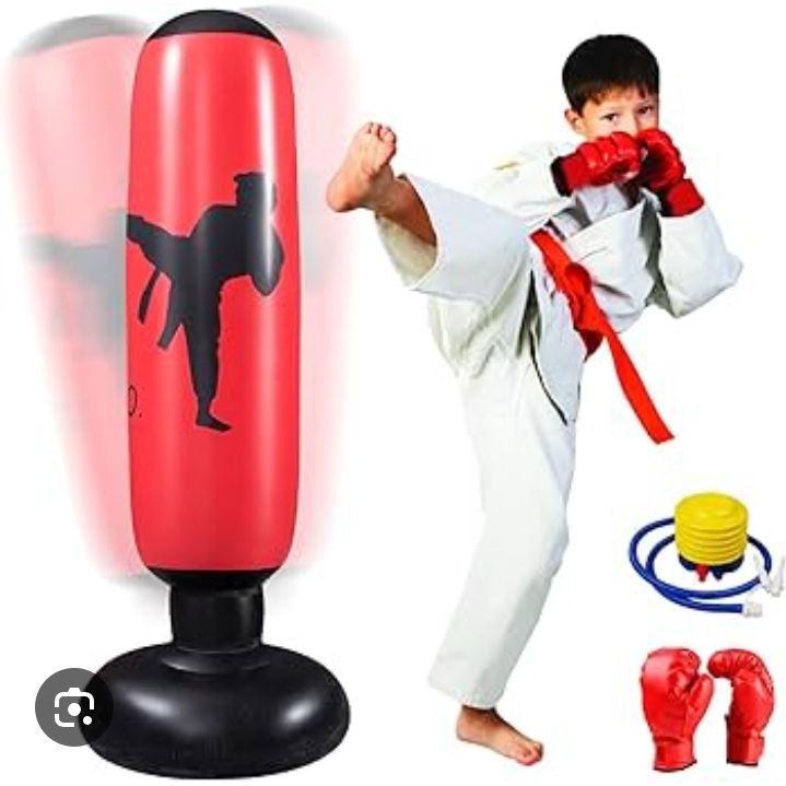 Sac de frappe gonflable pour enfants de 160 cm حقيبة ملاكمة قابلة للنفخ للأطفال