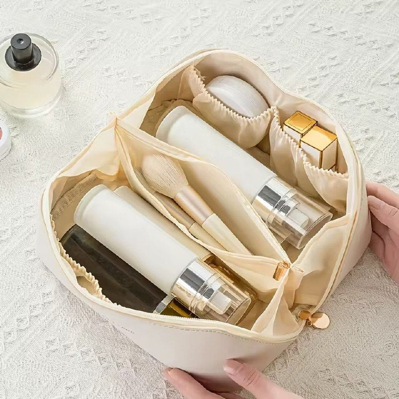 Sac à cosmétiques, trousse organisateur d'articles de toilette حقيبة مستحضرات التجميل، حقيبة تنظيم أدوات الزينة للنساء