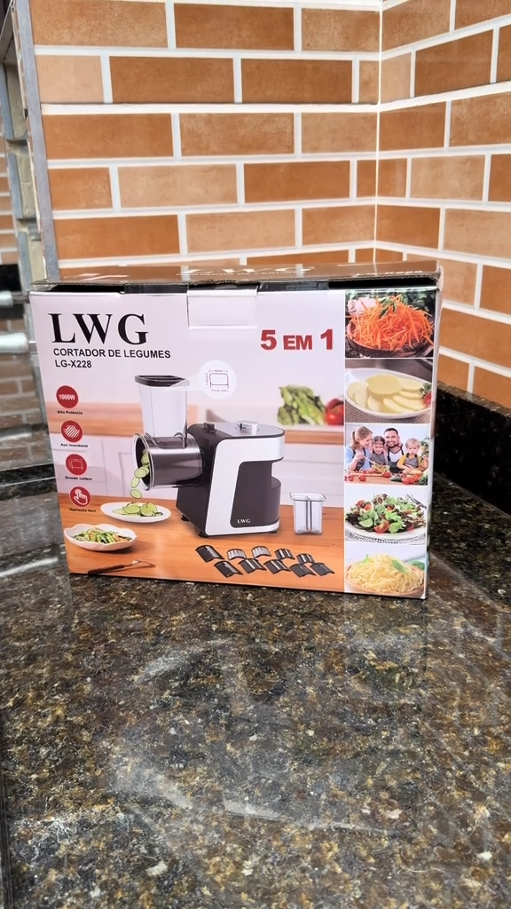 مبشرة كهربائية متعددة الوظائف، قطاعة خضراوات وجبن LG-X228 Râpe Électrique Multifonction Coupe-Légumes et Fromage