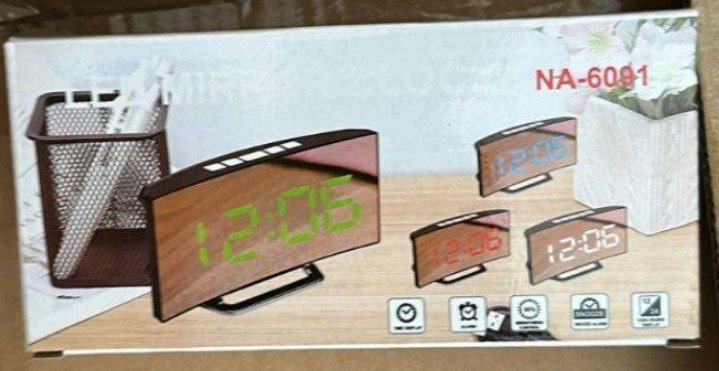 LED Mirror Clock NA-6091