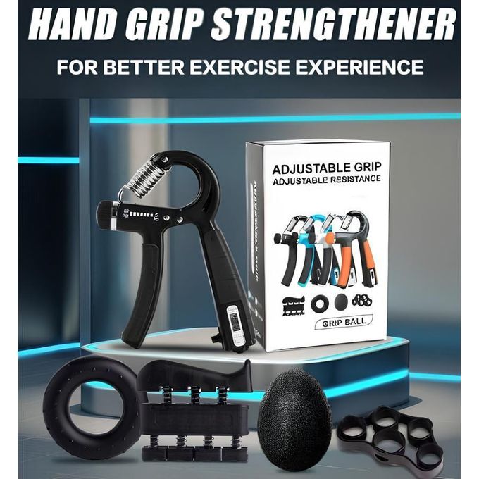 Kit de Renforcement de la Prise Adjustable Grip Grip Ball قبضة قابلة للتعديل مجموعة تقوية القبضة