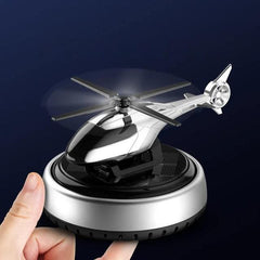 Solar car fragrance Désodorisant solaire pour voiture, hélicoptère, hélice rotative, diffuseur de parfum automatique, accessoires d'intérieur, fناشر عطر أوتوماتيكي