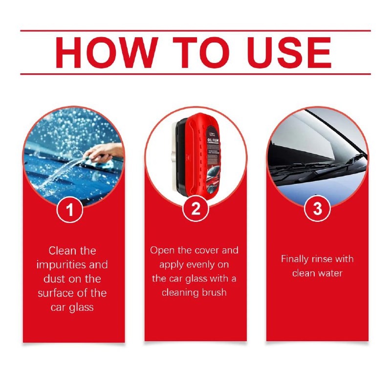 Oil Film Cleaning Brush فرشاة تنظيف الفيلم الزيتي