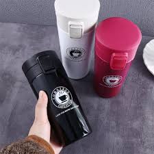 Tasse à café de voyage en acier inoxydable, thermos كوب قهوة للسفر من الفولاذ المقاوم للصدأ، ترمس