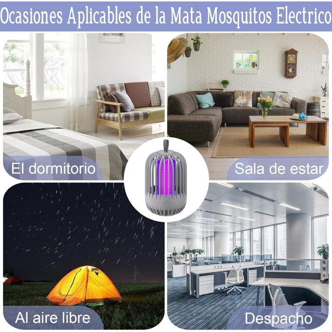 مصباح كهربائي طارد للبعوض يعمل بمنفذ USB مزود بضوء فوق بنفسجي Lampe anti-moustiques électrique USB avec lumière UV