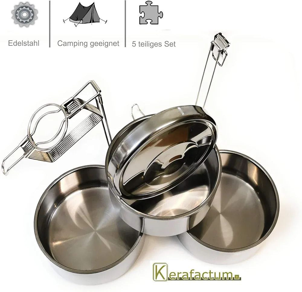 Ensemble de boîtes tiffin en acier inoxydable