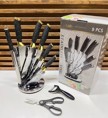Pack 9pcs couteaux STAINLESS STEEL