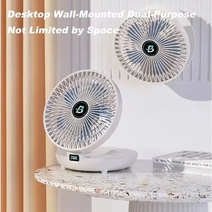 مروحة منزلية محمولة قابلة للطي، قابلة لإعادة الشحن Ventilateur portable pliable pour la maison Rechargeable par USB