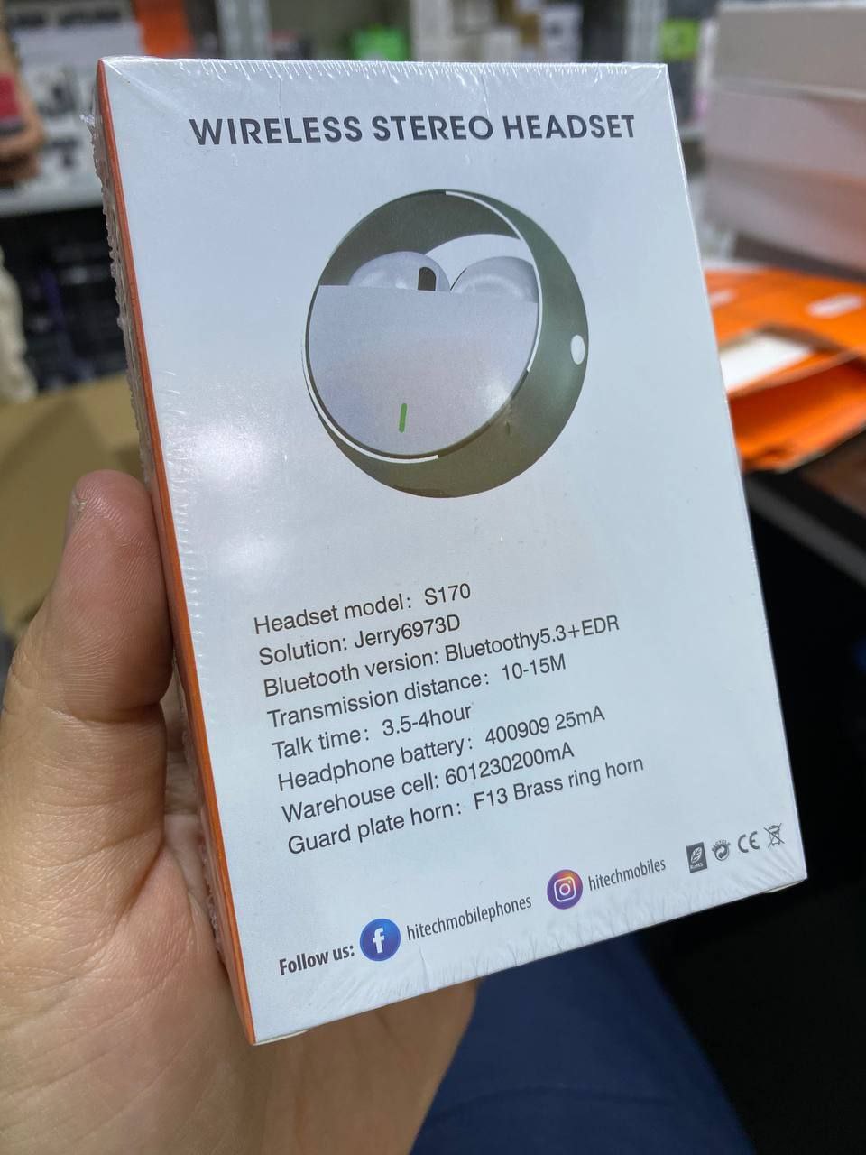 Wireless Stereo Headset S170