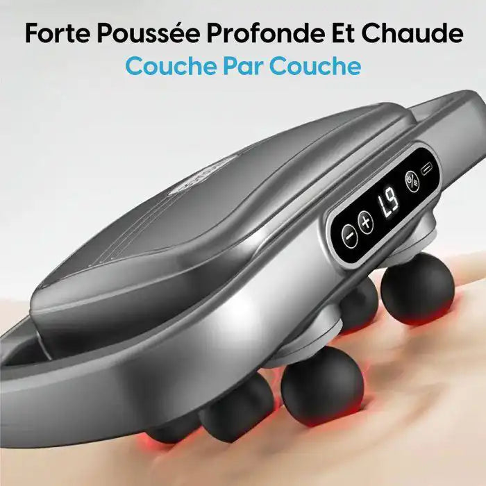 جهاز تدليك كهربائي محمول بستة رؤوس Masseur électrique portatif à 6 têtes