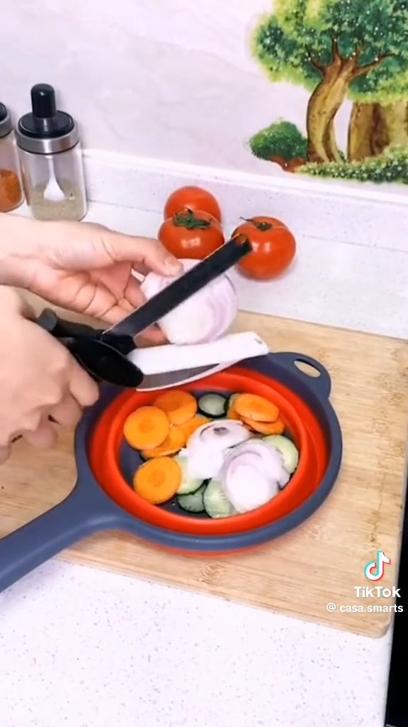 Ciseaux de cuisine 2en1 Pratique et Multifonction